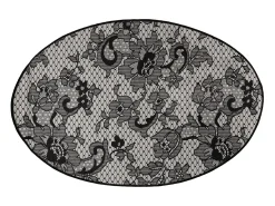 Alfombra De Baño|Ropa De Cama-Alfombra de baño Lace DJT gris blanco negro Multicolor