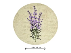 Alfombra de baño Lavender DJT Multicolor Sale