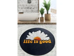 Alfombra de baño Life Is Good Djt (160 cm) Multicolor Hot