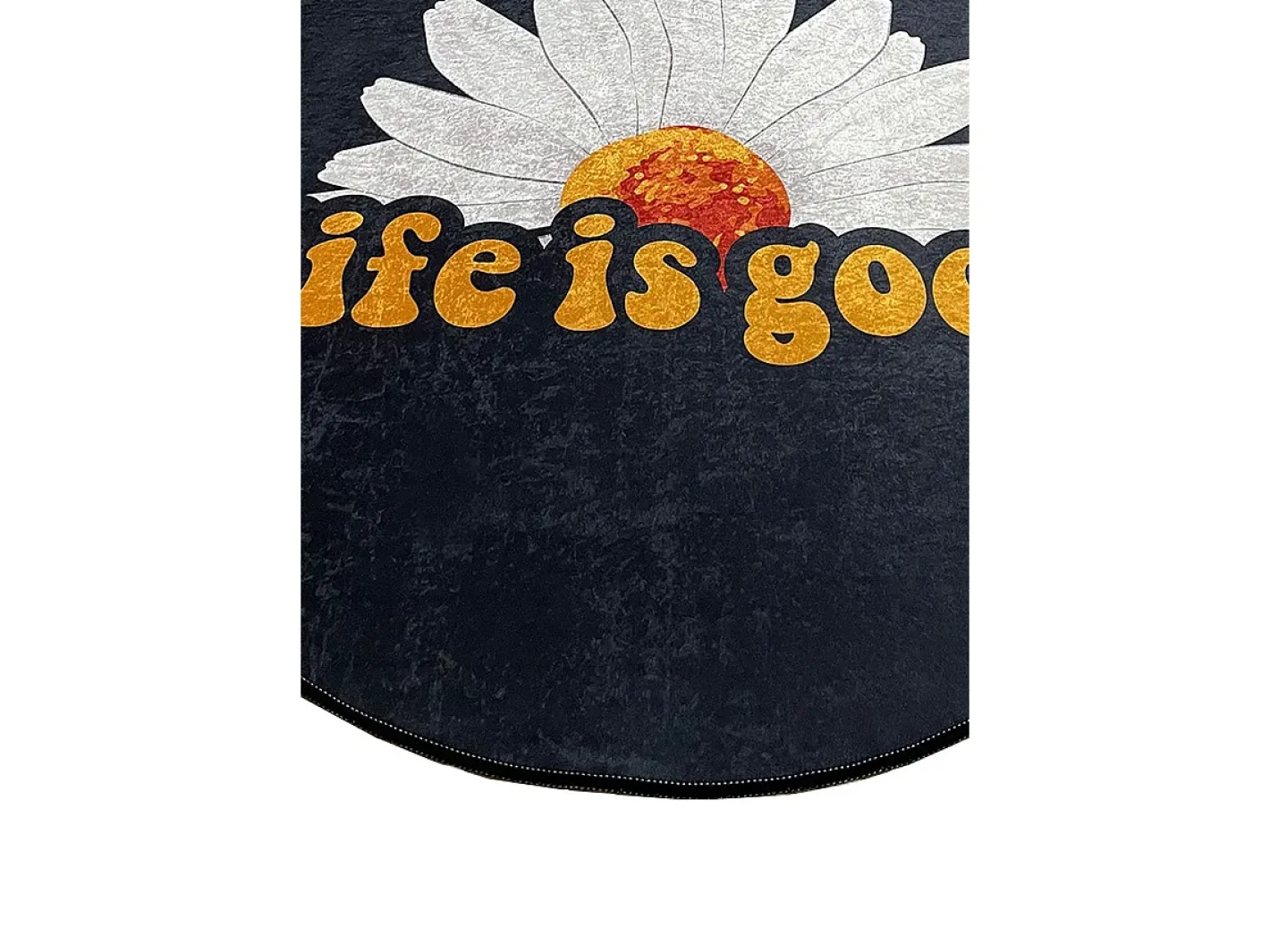 Alfombra de baño Life Is Good Djt (100 cm) Multicolor Hot