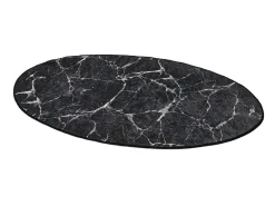 Alfombra de baño Marble DJT negro azul marino blanco Multicolor Best