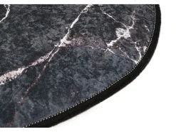 Alfombra de baño Marble DJT negro azul marino blanco Multicolor Best