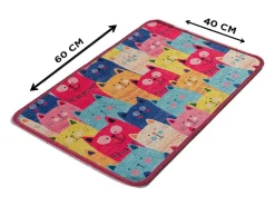 Outlet Alfombra de baño Meow DJT Multicolor