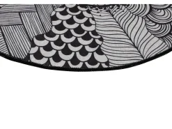 Clearance Alfombra de baño More 140 blanco negro Multicolor