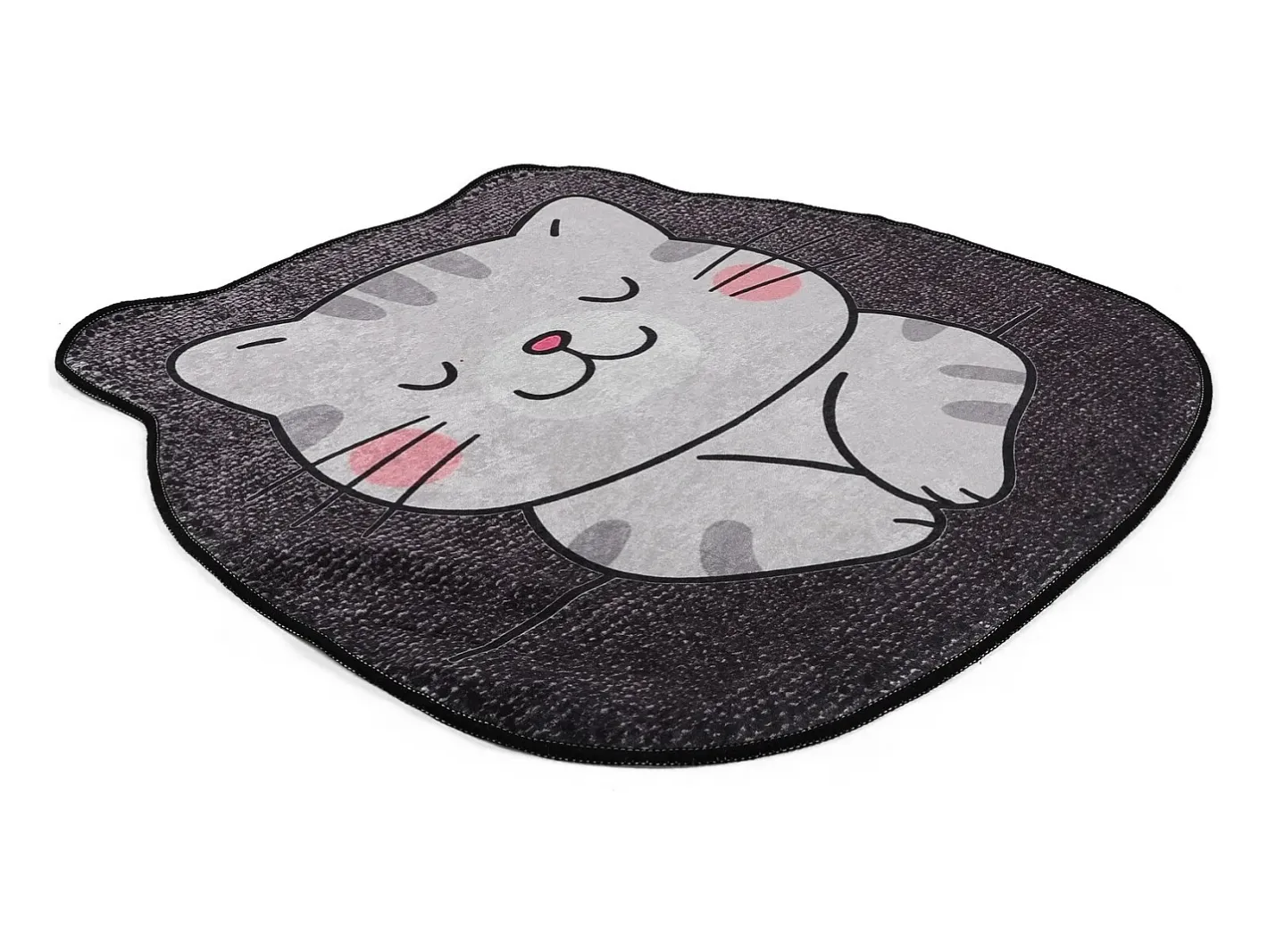 Hot Alfombra de baño Neko (100 cm) gris Multicolor