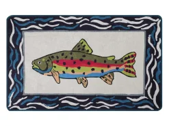 Best Alfombra de baño Pescado Multicolor