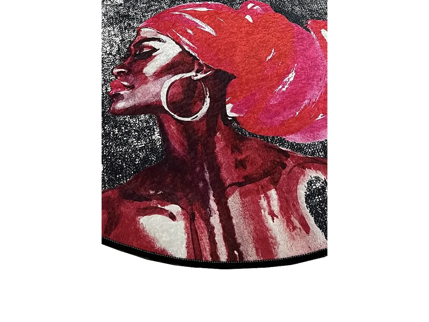 Alfombra De Baño|Ropa De Cama-Alfombra de baño Pink Hair Djt (100 cm) Multicolor
