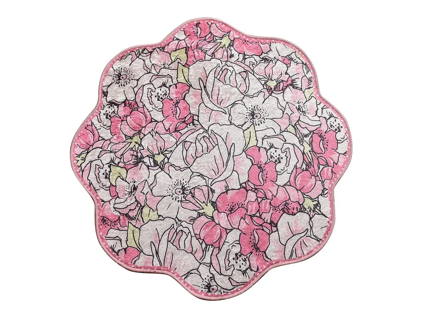 Alfombra de baño Rosa Shape (100 cm) Multicolor Hot