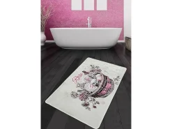 Alfombra de baño Rose Basket Djt (70 x 120) Multicolor New