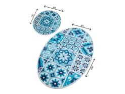 Online Alfombra de baño Set (2 piezas) Ceramic DJT Multicolor