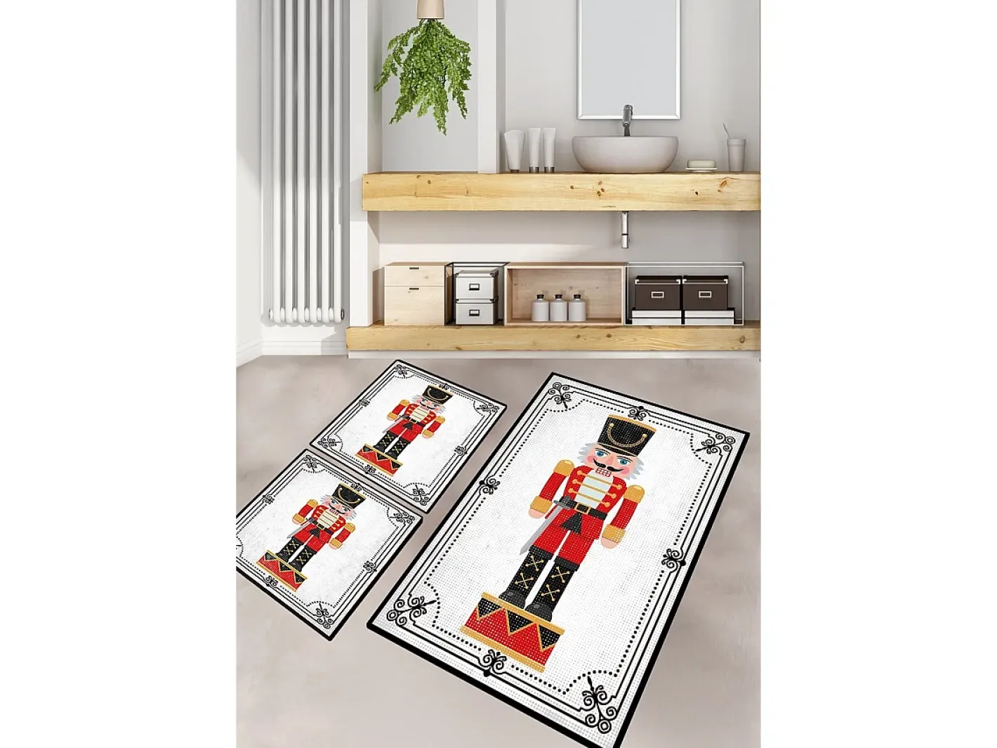 Alfombra de baño Set (3 piezas) Lead Soldier Multicolor