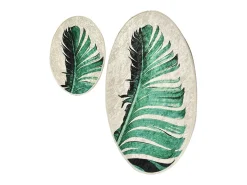 Alfombra De Baño|Ropa De Cama-Alfombra de baño Set (2 piezas) Floret Multicolor