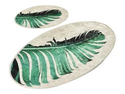 Alfombra De Baño|Ropa De Cama-Alfombra de baño Set (2 piezas) Floret Multicolor