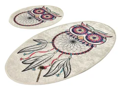 Alfombra De Baño|Ropa De Cama-Alfombra de baño Set (2 piezas) Dream Multicolor