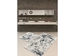 Discount Alfombra de baño Set (2 piezas) Kenzo DJT Multicolor