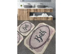 Alfombra de baño Set (3 piezas) Voten Multicolor Sale