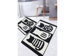 Alfombra De Baño|Ropa De Cama-Alfombra de baño Set (2 piezas) Meo Multicolor