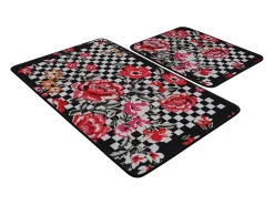 Best Alfombra de baño Set (2 piezas) Black Rose Multicolor