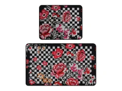 Best Alfombra de baño Set (2 piezas) Black Rose Multicolor