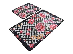 Best Alfombra de baño Set (2 piezas) Black Rose Multicolor