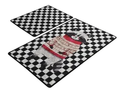Alfombra De Baño|Ropa De Cama-Alfombra de baño Set (2 piezas) Mr. Raccoon Multicolor
