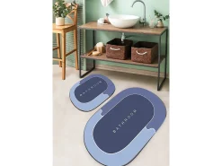 Alfombra de baño Set (2 piezas) Skylife Multicolor Discount