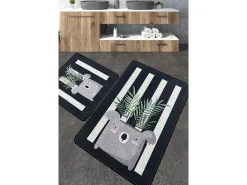 Online Alfombra de baño Set (2 piezas) Rovio Multicolor