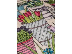 Alfombra de baño Set (2 piezas) Flowerpot DJT Multicolor Best