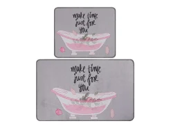 Best Alfombra de baño Set (2 piezas) Make Time Djt Multicolor