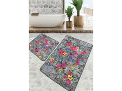 Alfombra de baño Set (2 piezas) Etova Multicolor