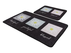 Alfombra De Baño|Ropa De Cama-Alfombra de baño Set (2 piezas) Blessed Djt Multicolor