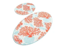 Alfombra de baño Set (2 piezas) Moss DJT Multicolor Hot