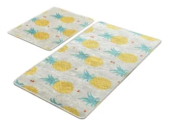 Alfombra de baño Set (2 piezas) Ananas DJT Multicolor Outlet