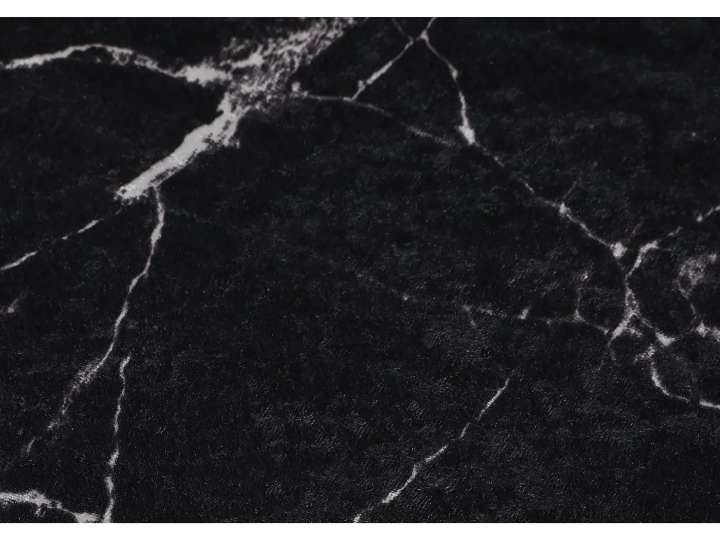 Alfombra de baño Set (3 piezas) Marble blanco negro Multicolor Outlet