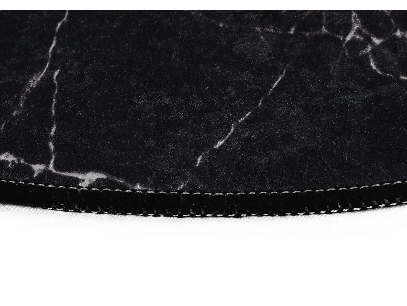 Alfombra de baño Set (3 piezas) Marble blanco negro Multicolor Outlet