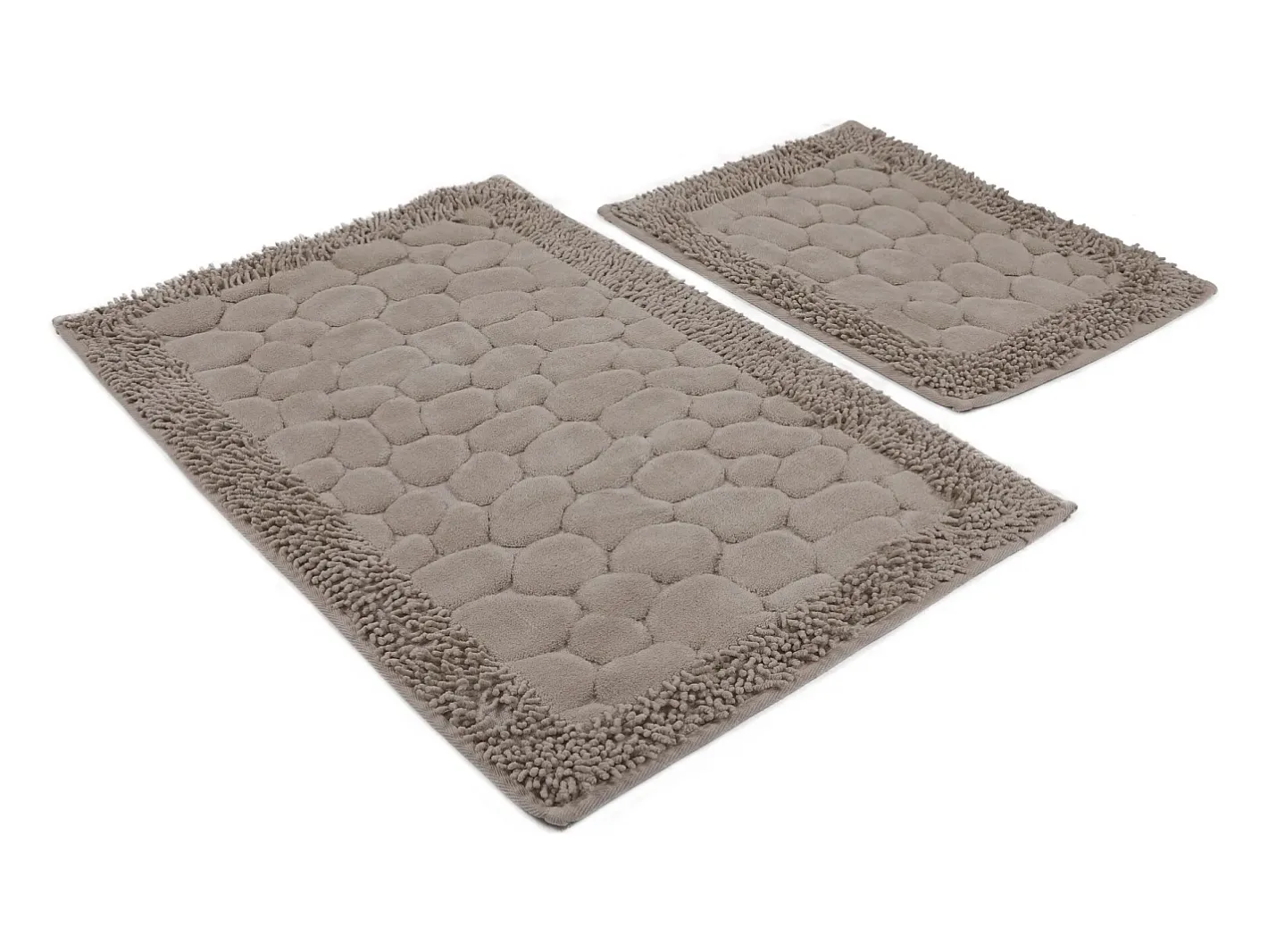 Discount Alfombra de baño Set (2 piezas) Stone Multicolor