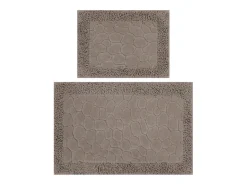 Discount Alfombra de baño Set (2 piezas) Stone Multicolor