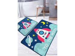 Alfombra De Baño|Ropa De Cama-Alfombra de baño Set (2 piezas) Namoon Multicolor