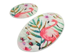 Sale Alfombra de baño Set (2 piezas) Flam DJT Multicolor