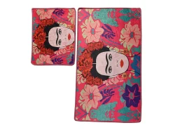 Alfombra de baño Set (2 piezas) Frida Multicolor Best