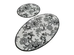 Alfombra de baño Set (2 piezas) Lace DJT Multicolor Outlet
