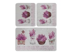 Alfombra de baño Set (3 piezas) Giardino Di Lavanda Djt Multicolor Discount