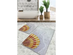 Alfombra de baño Set (2 piezas) Concha Djt Multicolor Best