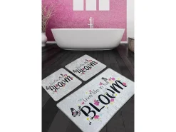 Alfombra de baño Set (3 piezas) Bloom Djt Multicolor Best