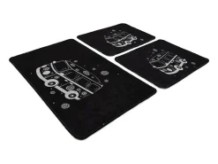 Alfombra De Baño|Ropa De Cama-Alfombra de baño Set (3 piezas) Bus Multicolor