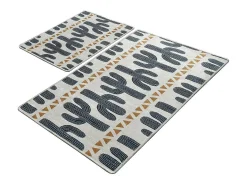 Best Alfombra de baño Set (2 piezas) Happy Cactus 2 Multicolor
