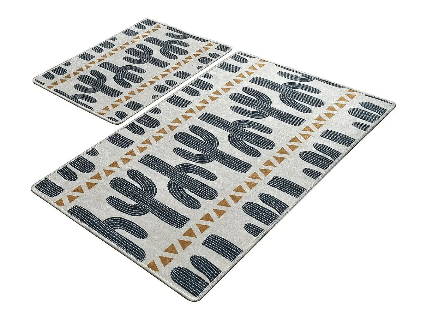 Best Alfombra de baño Set (2 piezas) Happy Cactus 2 Multicolor