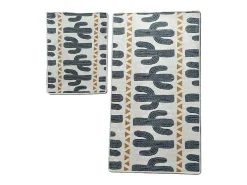 Best Alfombra de baño Set (2 piezas) Happy Cactus 2 Multicolor
