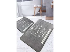 Alfombra de baño Set (2 piezas) Toilet Multicolor