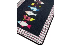 Alfombra De Baño|Ropa De Cama-Alfombra de baño Set (2 piezas) Swing of Fish Djt Multicolor